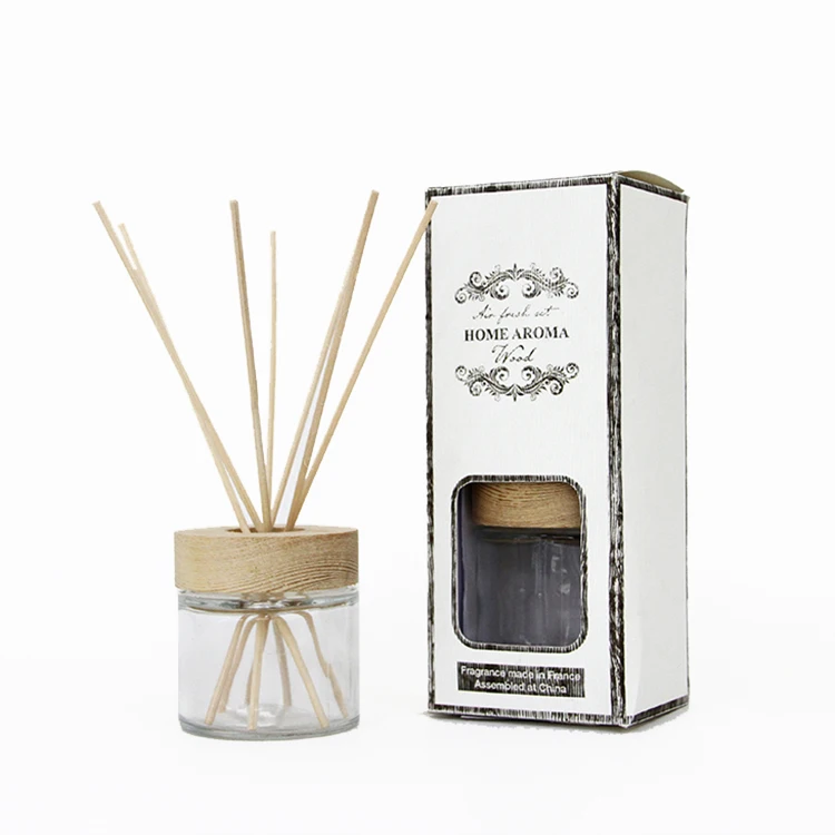 Luxury Aroma Reed Diffuser With Wooden Sticks And Glass High Quality