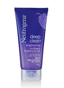 Neutrogena Deep Clean Brightening Mulberry Gentle Exfoliating Foaming Scrub 100g
