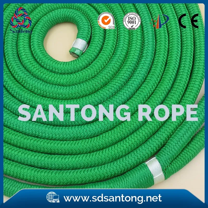 customized double braided nylon dock line mooring rope for sale
