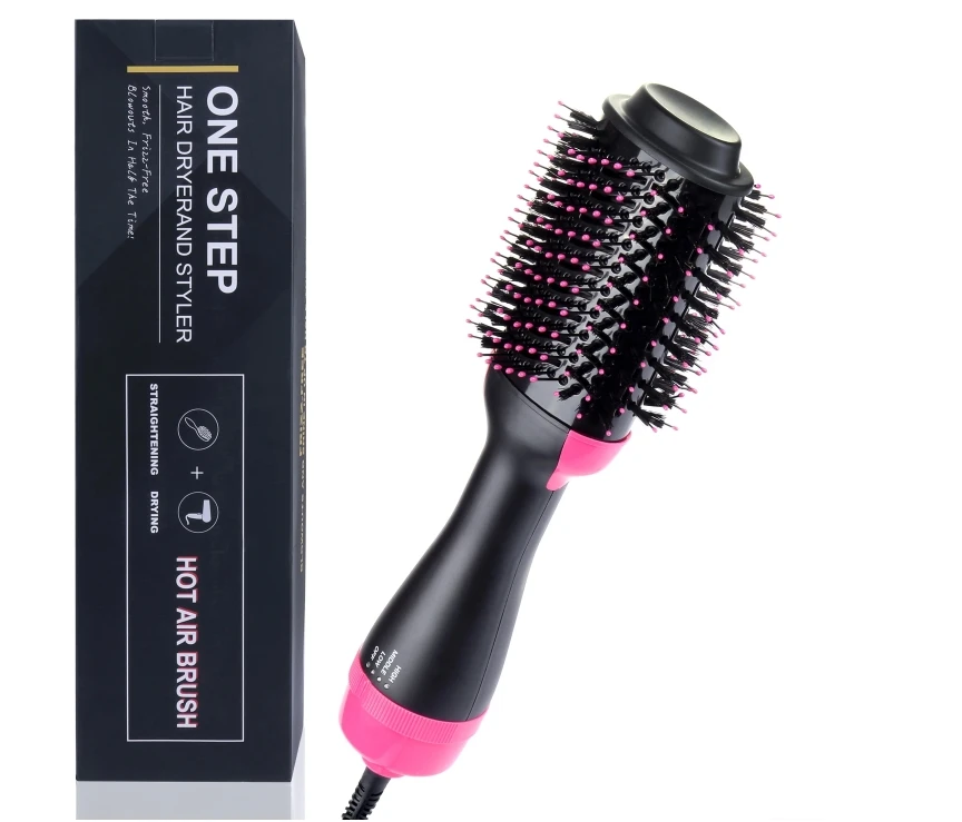 hair dryer with round brush attachment