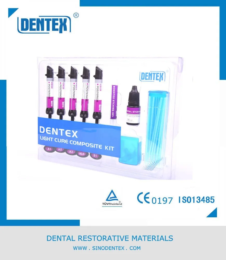 Dentex Dental Self Curing Micro Hybrid Posterior Dental Composite Kit