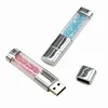 New usb 2.0 16G 32 GB flash drive diamond crystal Green memory stick storage device for teacher gifts