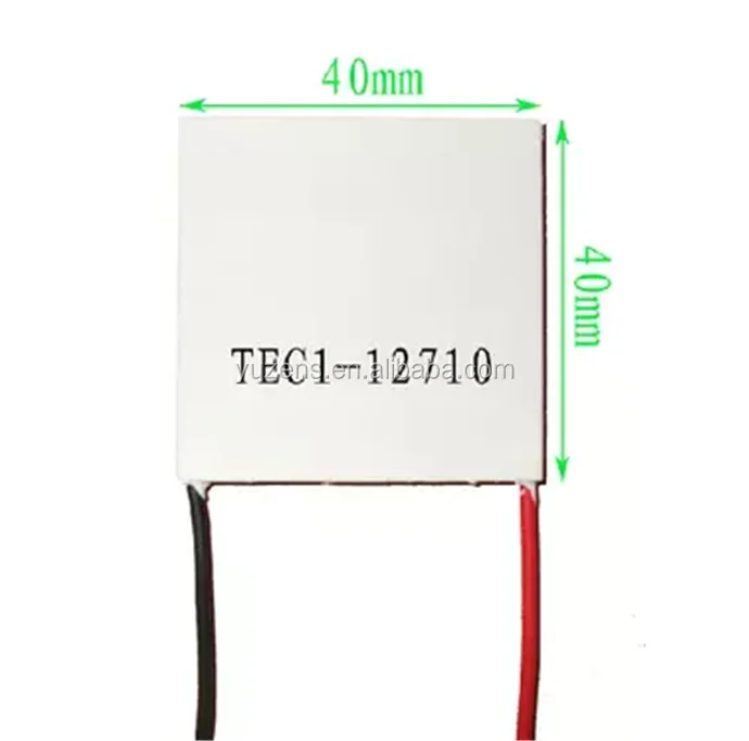 TEC1-12710 Heatsink Thermoelectric Peltier Cooler Cooling Module 40mm x 40mm
