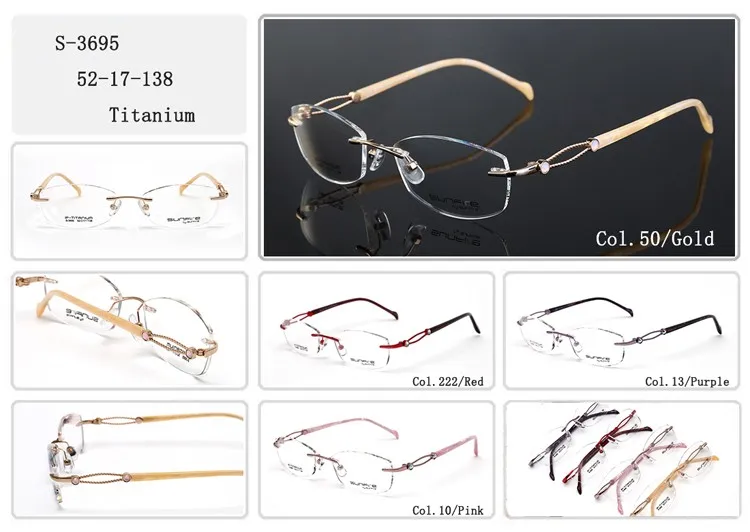 Rimless Eyeglasses Frame Made In China For Women Buy Naturally