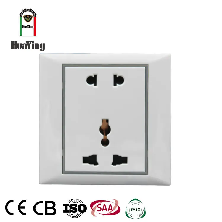 13A white all-purpose plug base outlet to new zealand electrical socket