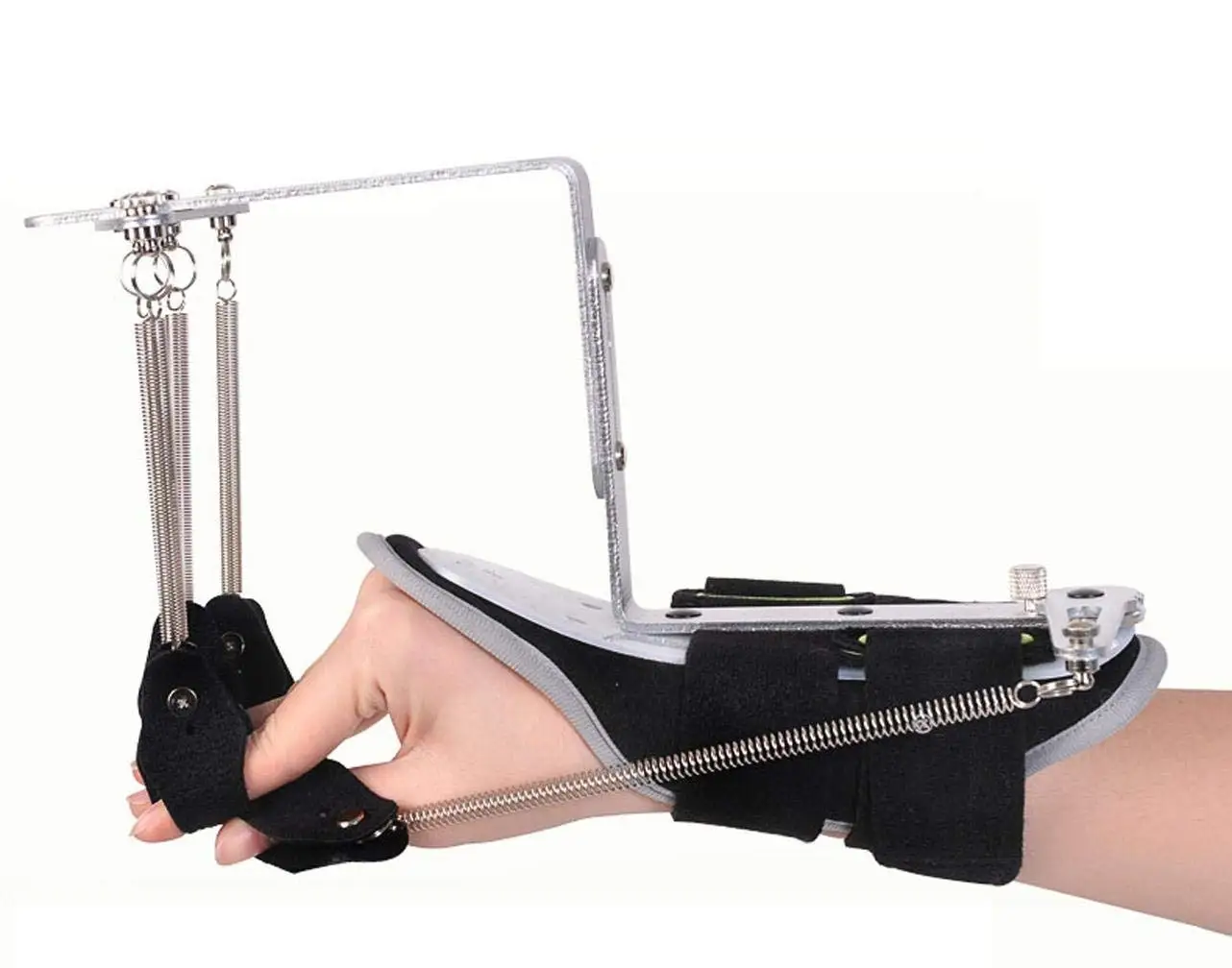 MQYH@ Finger Rehabilitation Training Equipment Points Fingerboard Finger Wrist Stroke Hemiplegia Hand Exercises Straightening Coating Alloy Material Strength Flexible Adjustable