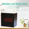 Wooden Home Decor Cube Clock Watch Silence