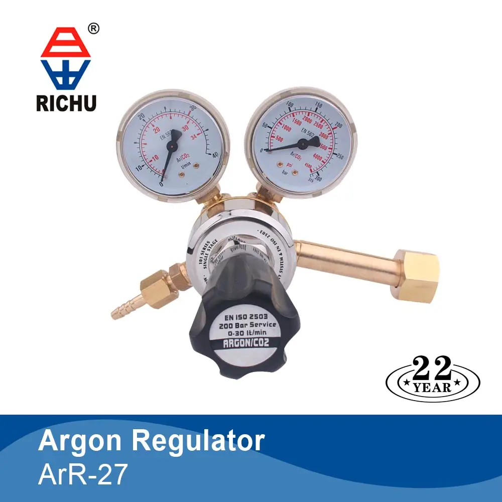 Argon Gas Pressure Regulator With Mig Tig Machine - Buy Gas Regulator ...