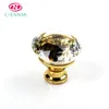 New products custom design crystal glass door drawer cabinet knobs for sale