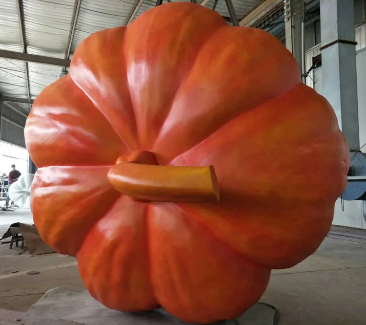 Popular Classic Beautiful Fiberglass Pumpkin Fruit Sculpture Buy
