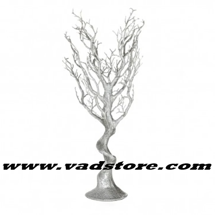 30 Artificial Silver Glitter Manzanita Tree Wedding Table 30 Artificial Silver Glitter Manzanita Tree Wedding Table Centerpiece Wish White Trees For Weddings