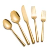 Best sale Stainless steel gold cutlery Knife Spoon And Fork Factory