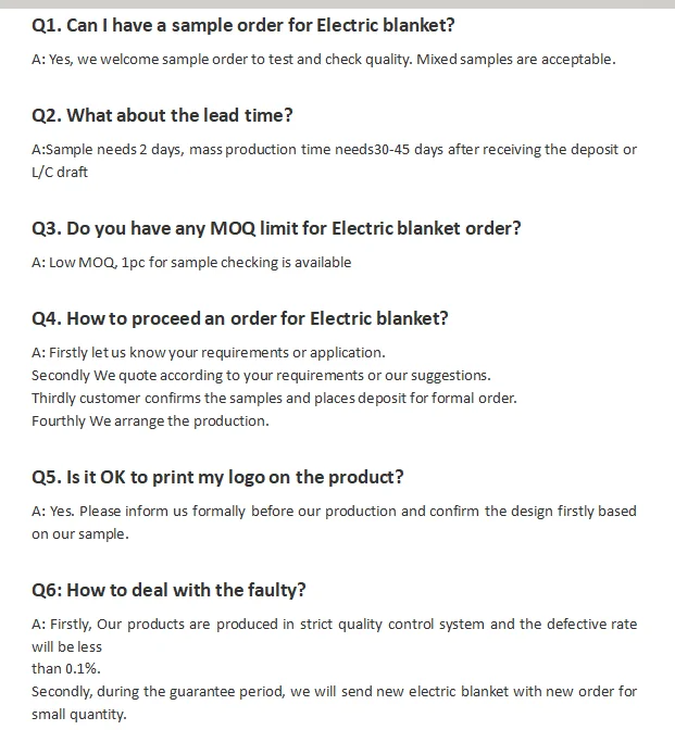 High Quality Safe Electric Hand And Foot Warmers With Washable Cover