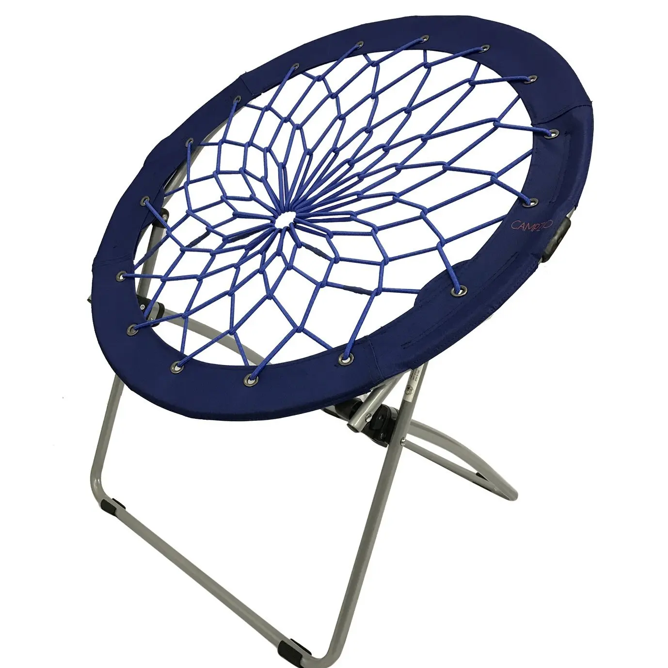 CAMPZIO Bungee Chair Round Bungee Chair Folding Comfortable Lightweight Por...