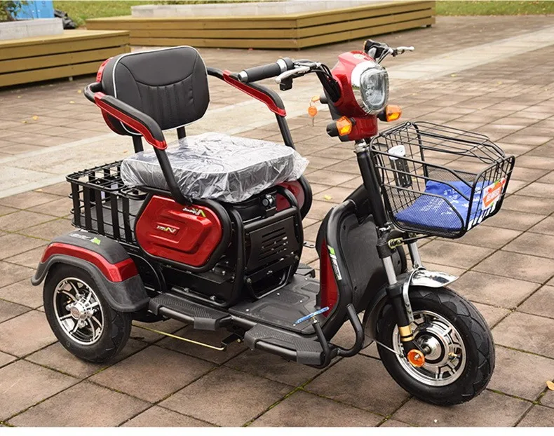 3 Wheel Electric Scooter Tricycle With 48v 20ah Lead Acid Battery - Buy
