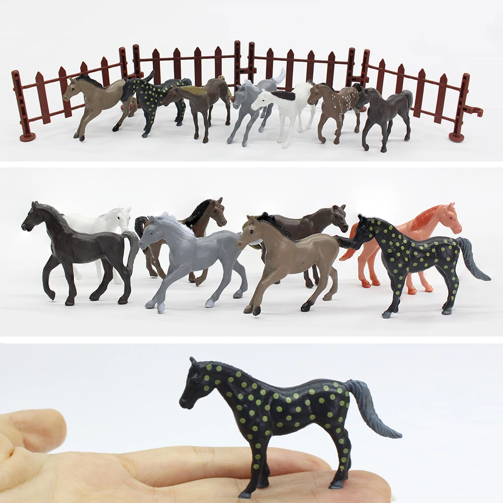8pcs Mixed Wholesale Farm Animal Figurines Small Toy