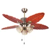 China manufacturers pull switch air cooling ceiling fan with wide real wood blades