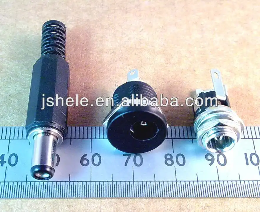 Circular D.c. Power / Charger Connector,Dc Plug / Socket Various 5.5*2
