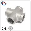 high pressure standard stainless pipe cross with casting techniques