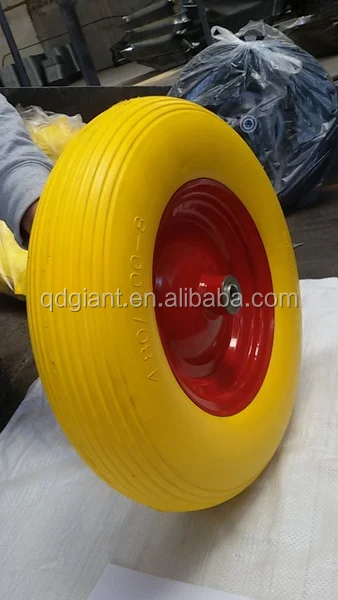 supply America model pu foam wheel 4.00-8 for wheel barrow
