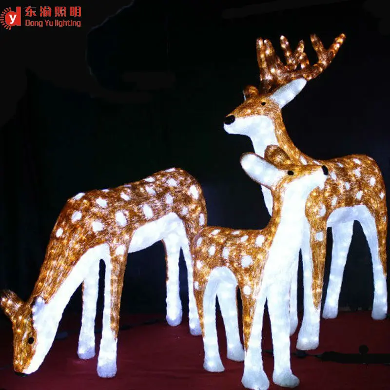 Christmas Outdoor Decoration Animated Led Christmas Reindeer - Buy Led