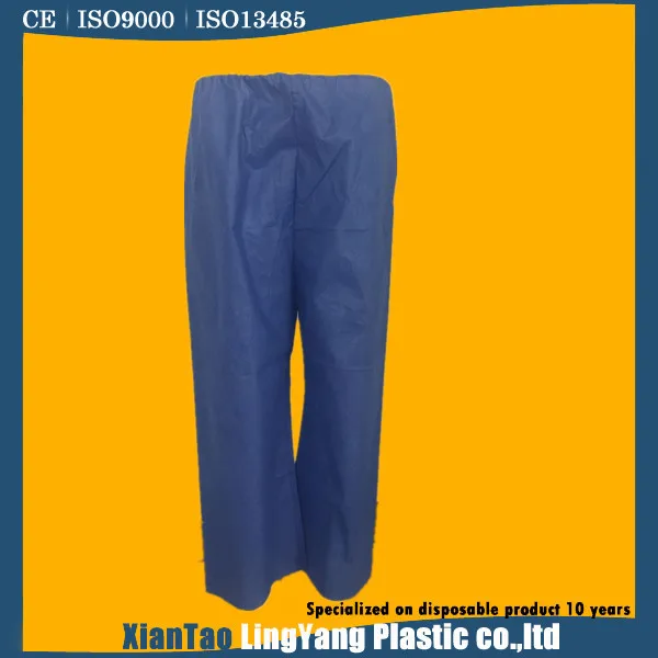 Hospital Disposable Long Pants Pp Nonwoven Pants Buy Hospital
