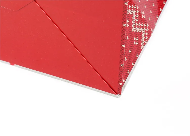 Top Quality Custom Print Glossy Lamination Christmas Gift Paper Bag