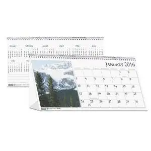 House of Doolittle 3649 Scenes Desktop Tent Calendar