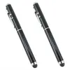 2pc 3-in-1 Stylus with Laser Pointer and LED Light for iPad, all iPhone, 4S all Capacitive Touch Screen Devices