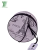custom cardboard Eiffel Tower printing round packing gift boxes with hand taps black