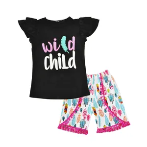 Black T-shirt color pants popular two pieces. Black T-shirt color pants popular two pieces.