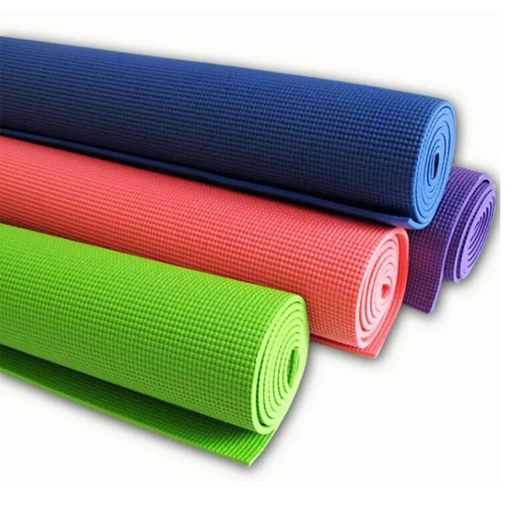Wholesale Custom Print Logo Travel Fitness 10mm Thick Non Slip Eco Friendly Nbr Eva Pvc Tpe Yoga