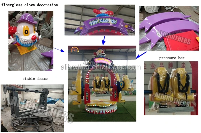 Children Indoor Fun Clown Rides Games Machines Happy Circus Ride ...