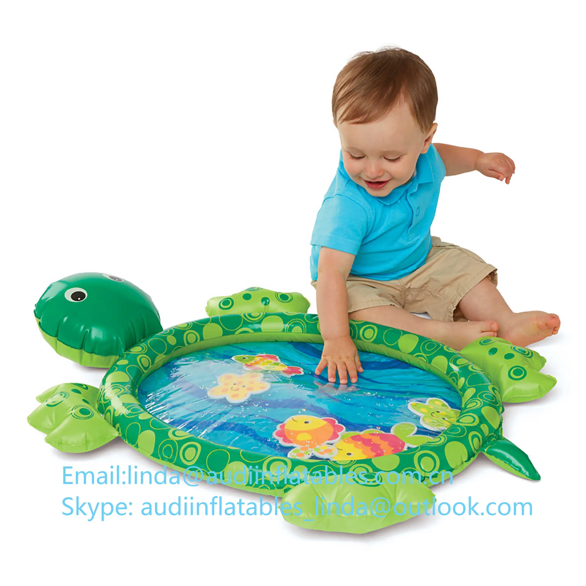 swim school splash mat