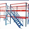 wholesale warehouse storage system attic style rack with stairs