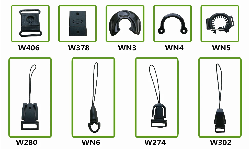 Adjustable Positioning Mini Luggage Tap Lanyard Nylon Roach Clip For