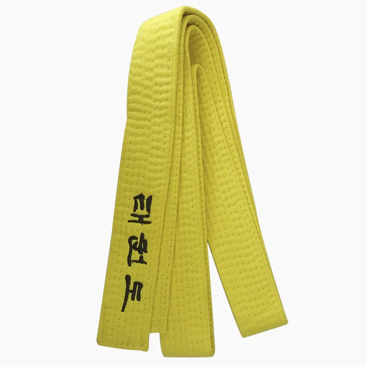 Cintur/ón amarillo de k/árate taekwondo judo