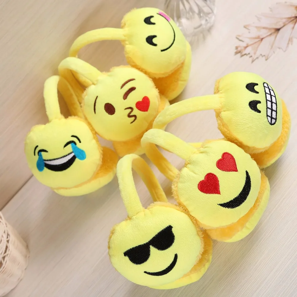 Earmuffs For Kid And Women Emoji Earmuffs Emoji Product Winter Earmuffs