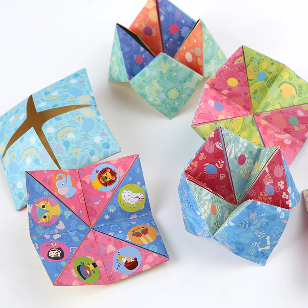 origami fortune teller message kids