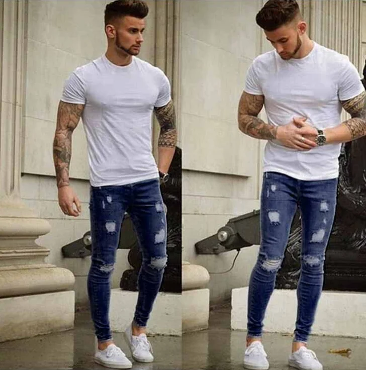stylish ripped jeans mens