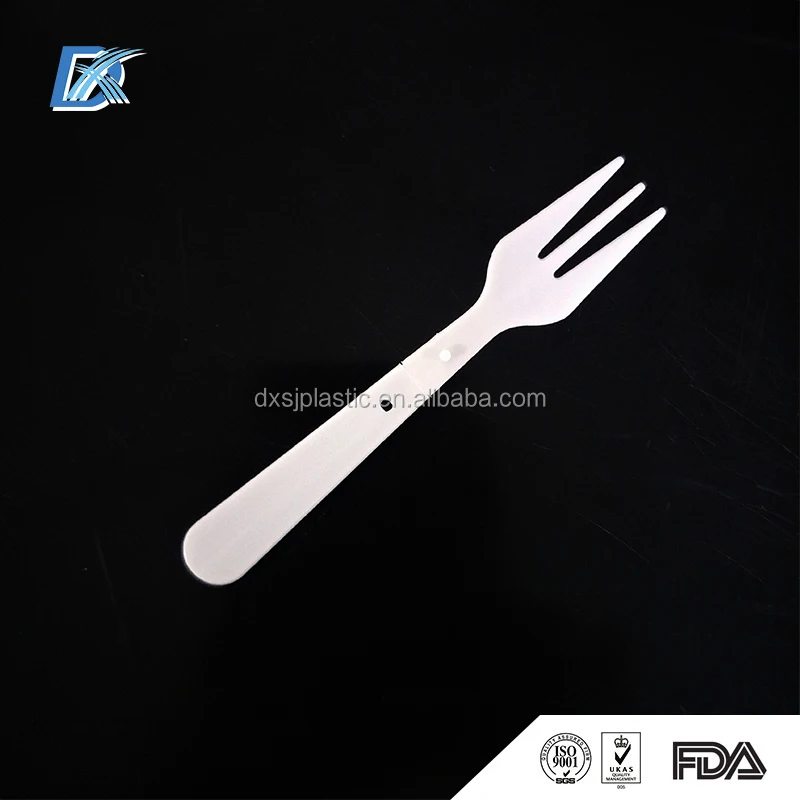 Individually Wrapped Disposable Plastic Folding Fork Plastic Mini Fork