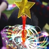 colorful ribbon bar bubble wand magic glow stick light