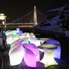 Restaurant sofa chair set lighting products led nightclub glowing chair