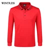 Wintress long sleeve rugby polo shirts men custom polo shirt design black long sleeve t shirt