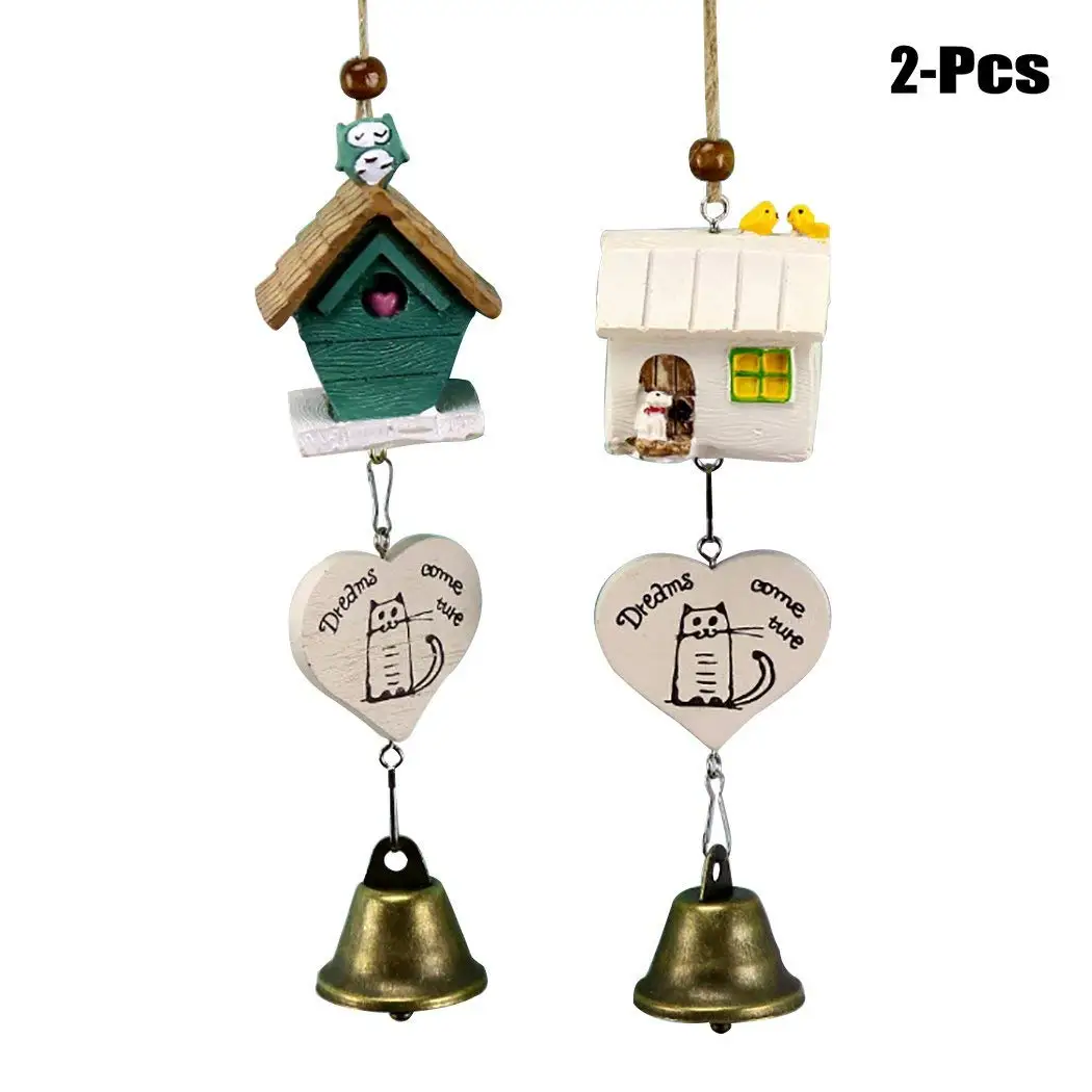 cast iron triangle bird bell