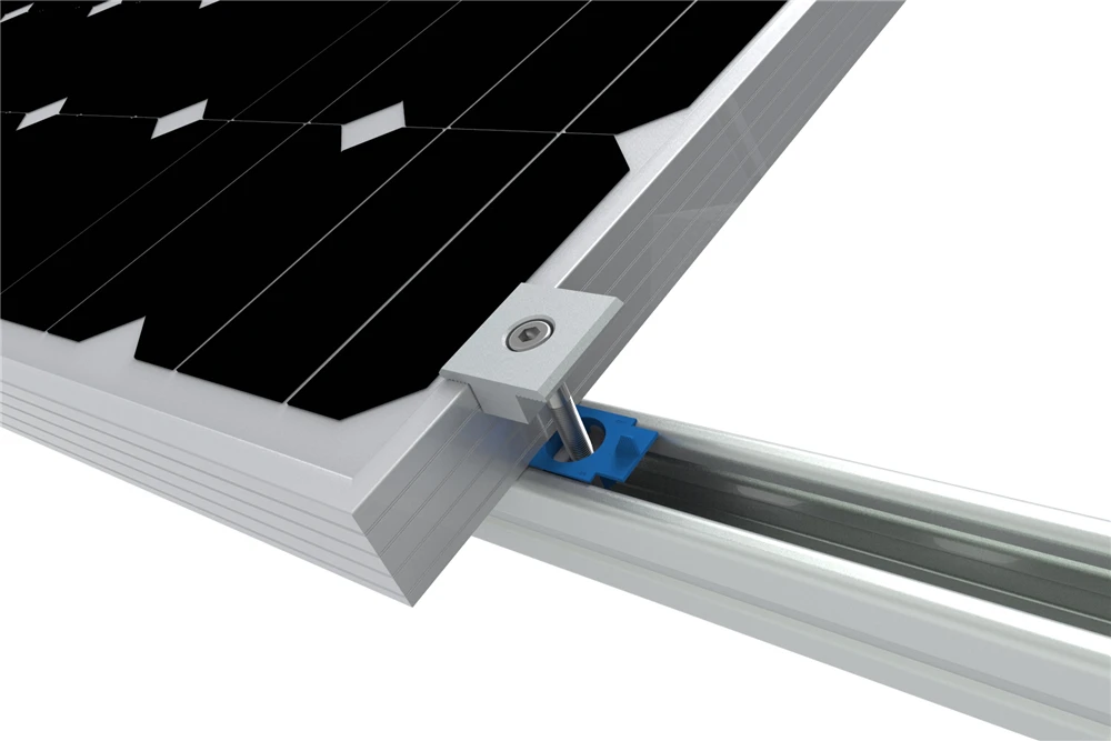 High Efficient Flat Roof Solar Triangular Brackets And Flat Roof ...