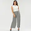 ladies OEM customized Stripe Pattern Pants womens Trousers