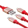 Factory Original 3in 1 High quality 2.4A Micro USB Cable,high speed transmission data line