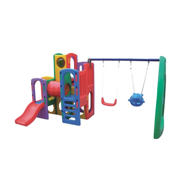 Indoor And Outdoor Kids Plastic Playhouse Magic Tree Slide Game