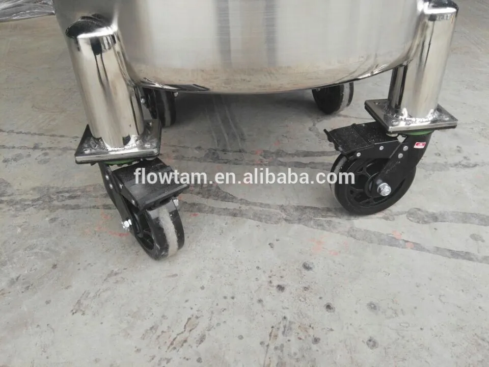 200 Liter Mobile Stainless Steel Tank With Wheels Buy Stainless Steel